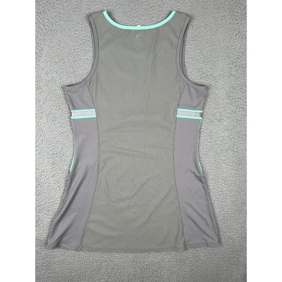 Tail Tech Tennis Golf Dress Gray Turquoise Stretch Medium Lightweight Activewear - Picture 3 of 10